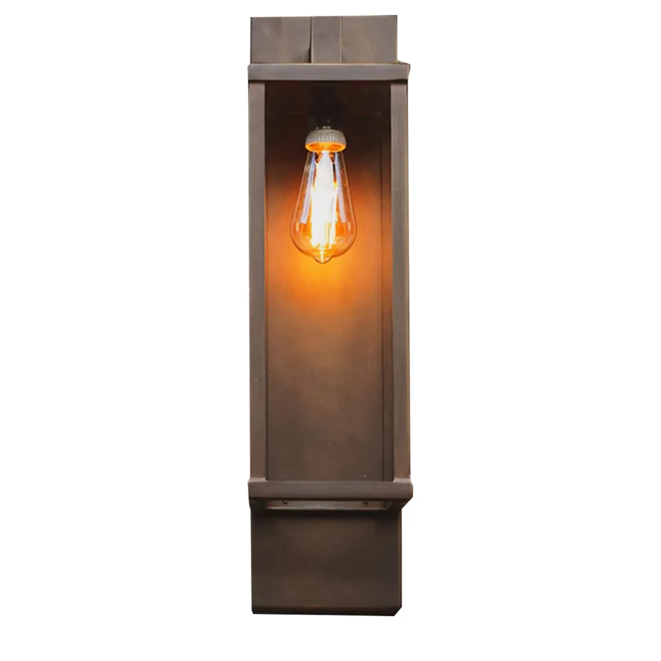 Lampada da parete Giulietta in ottone brunito