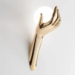 Lampada da parete Human Gold
