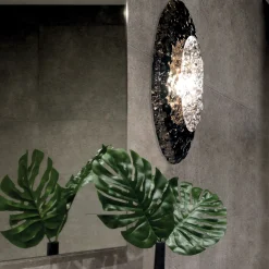 Lampada da parete in vetro Tribù #2