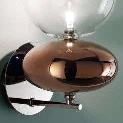 Lampada da parete Unica in bronzo