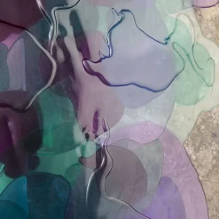 Lampada da pavimento Bright Future in resina di Matteo Pellegrino