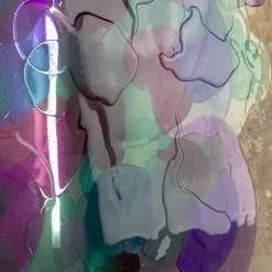 Lampada da pavimento Bright Future in resina di Matteo Pellegrino