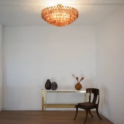 Lampada da soffitto in vetro ametista Prismatico