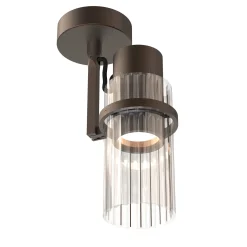 Lampada da soffitto Lei marrone
