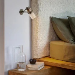 Lampada da soffitto Lei marrone