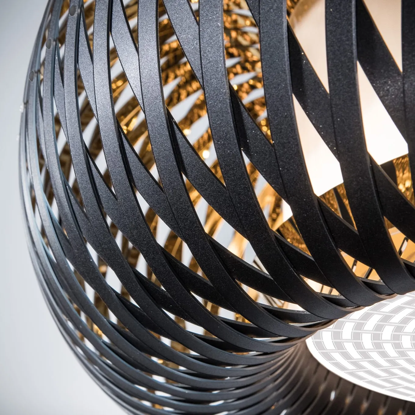 Lampada da soffitto nera Kalatos