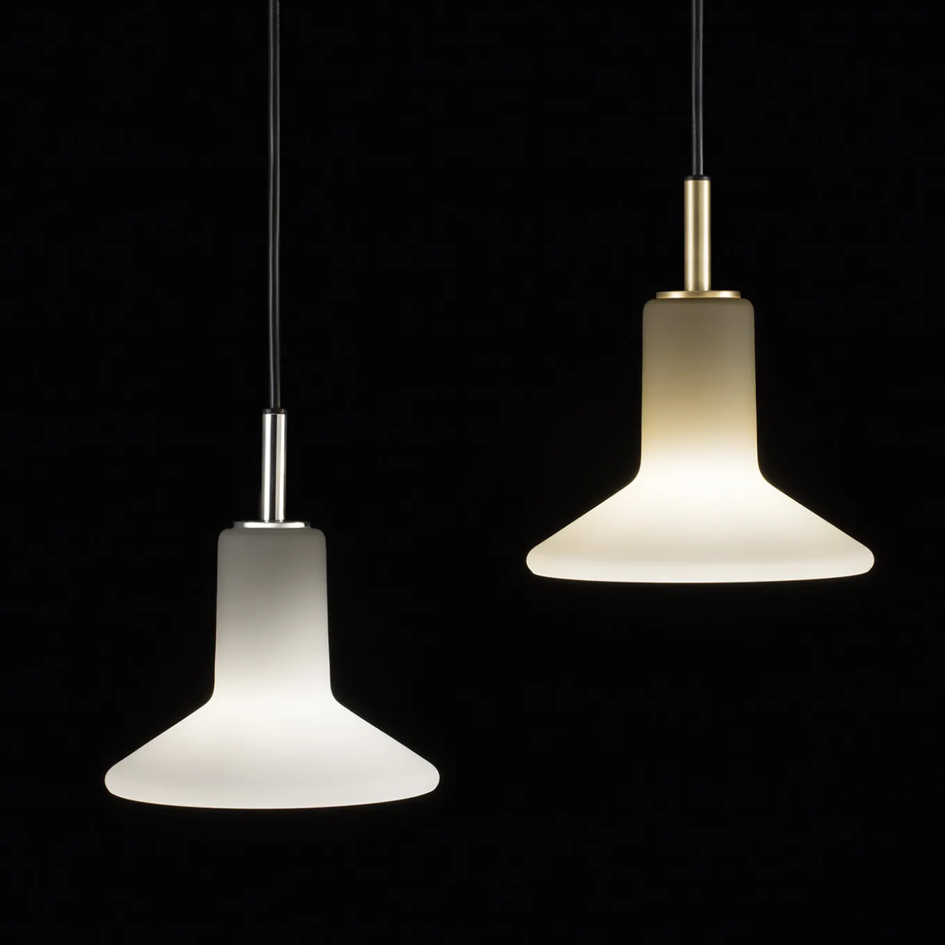 Lampada da soffitto Olly di Lorenza Bozzoli in cromo