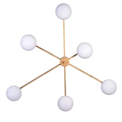 Lampada da soffitto STELLA in bronzo di Luca Bussacchini