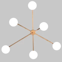 Lampada da soffitto STELLA in bronzo di Luca Bussacchini