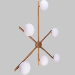 Lampada da soffitto STELLA in bronzo di Luca Bussacchini