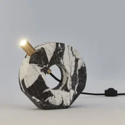 Lampada da tavolo a disco Voyager Grand Antique