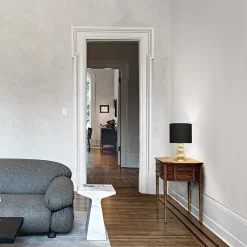 Lampada da Tavolo Angela in Vetro Soffiato Ambra