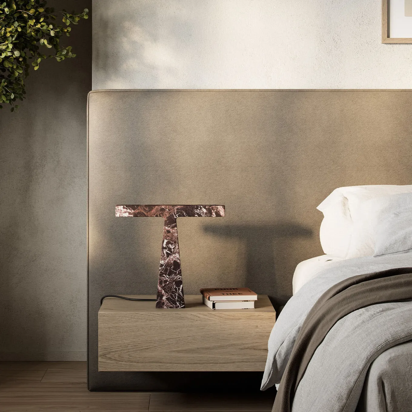 Lampada da tavolo Bruchi Red Levanto di Niko Koronis