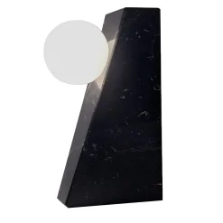 Lampada da tavolo Dieus S Wireless Nero Marquina