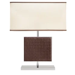 Lampada da tavolo Ebe intrecciata a mano