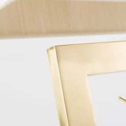 Lampada da Tavolo in Lino e Ottone Sputnik