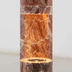 Lampada da tavolo in marmo Rosa Peralba Mostro Vii