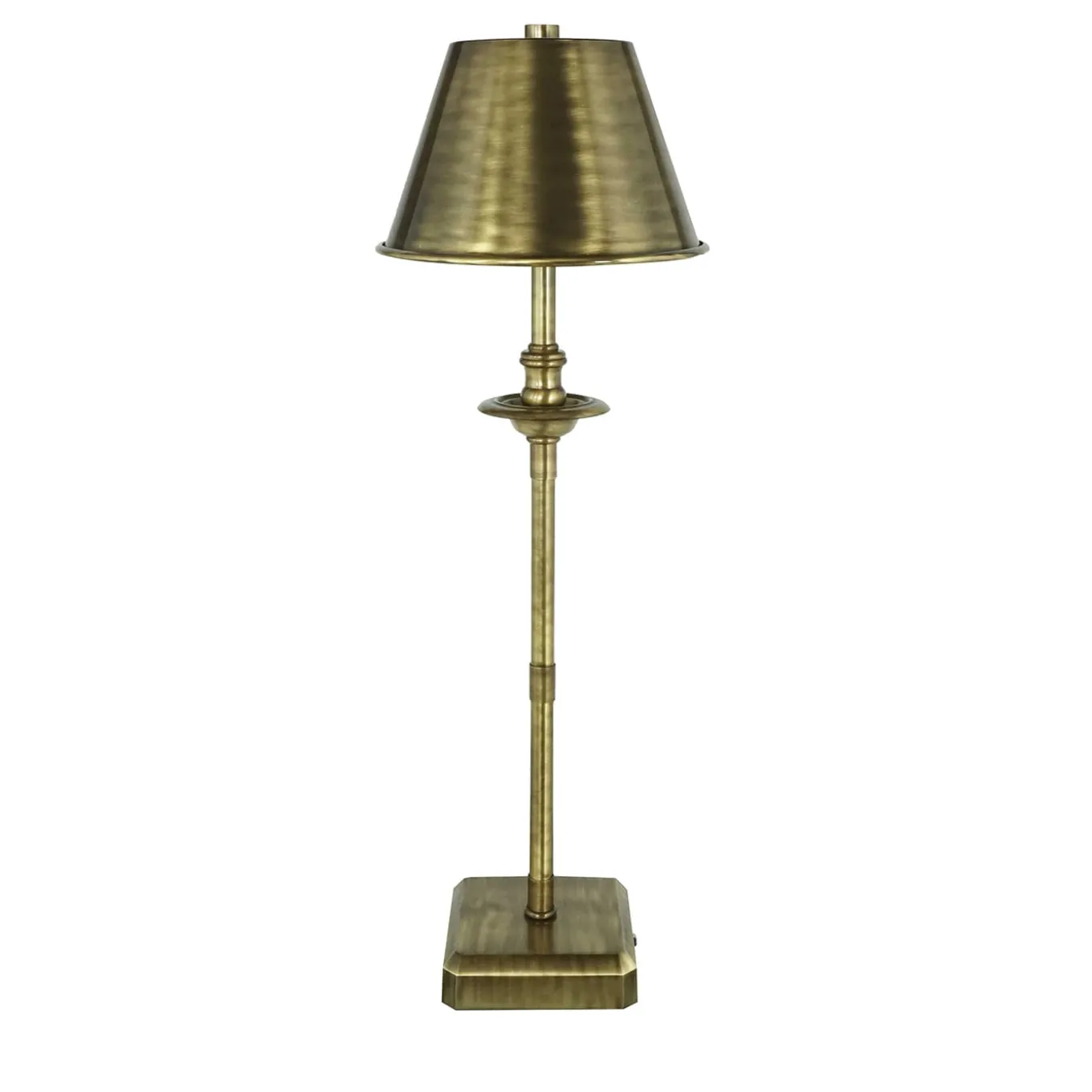 Lampada da tavolo Kuma S in bronzo spazzolato di Michele Bönan