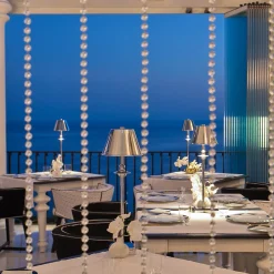 Lampada da tavolo Kuma S Chrome di Michele Bönan