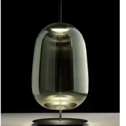 Lampada da tavolo Maat verde smeraldo