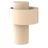 Lampada da tavolo portatile Nastro in metallo beige