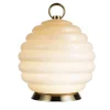 Lampada da tavolo ricaricabile in vetro di Murano Gran Deco Peach