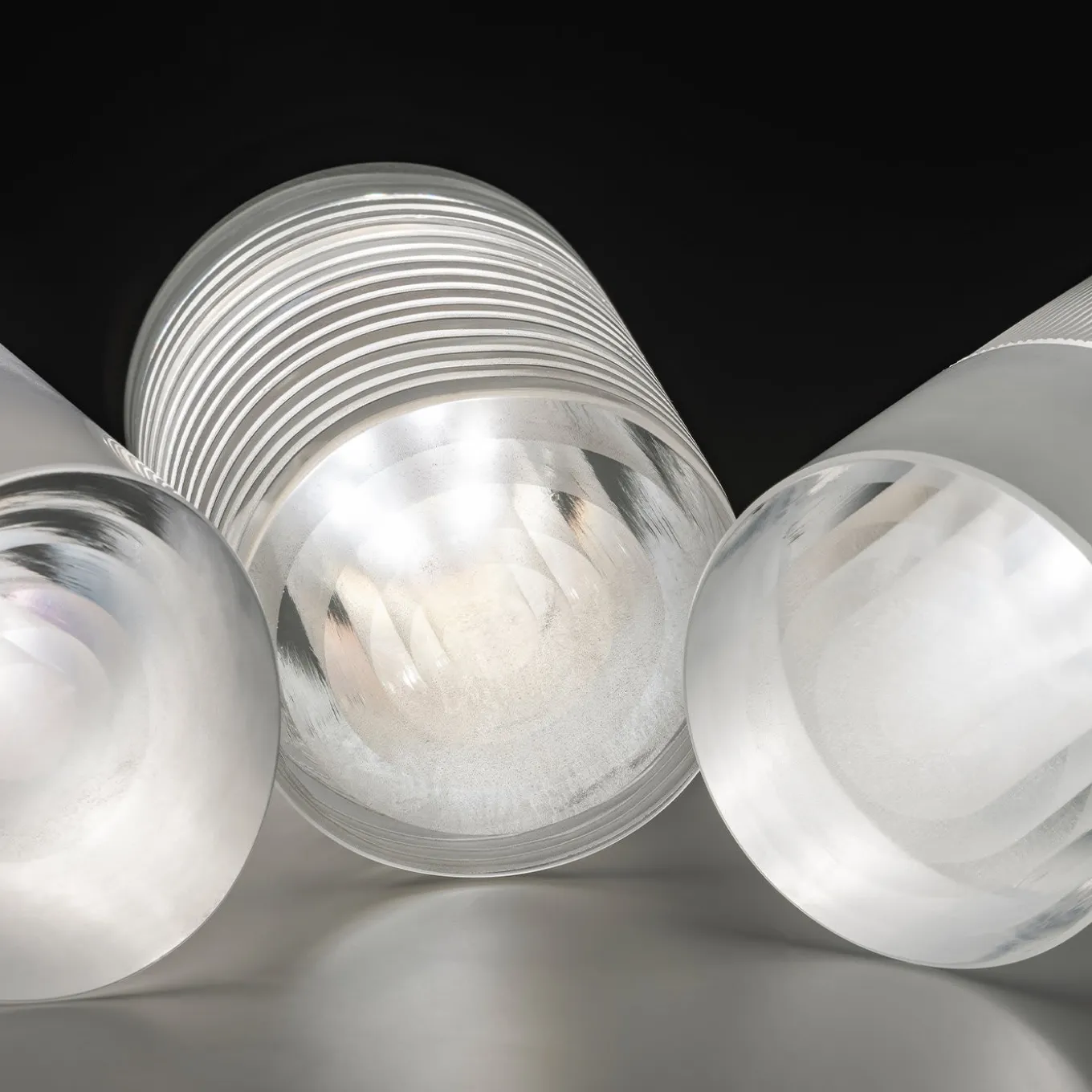 Lampada da tavolo ricaricabile Haute Silk di Federico Peri