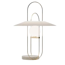 Lampada da tavolo Setareh White di Francesco Librizzi