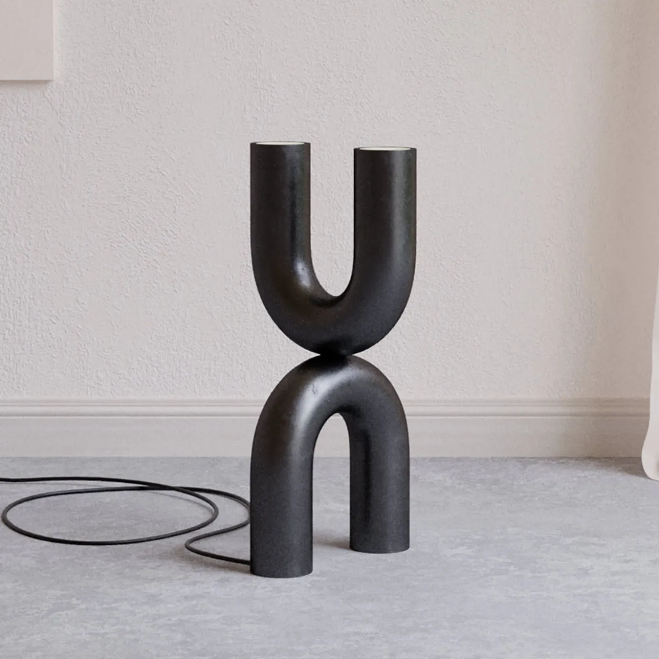 Lampada da terra a 2 luci U-Disk