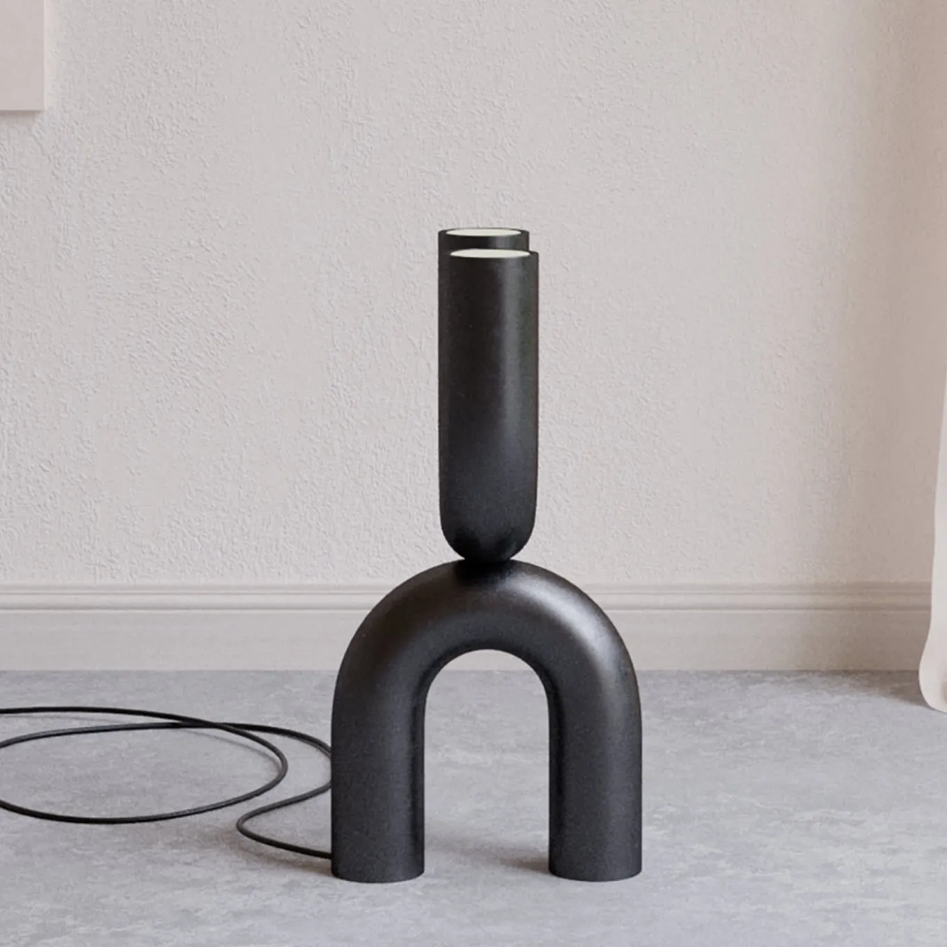 Lampada da terra a 2 luci U-Disk