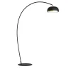 Lampada da terra ad arco Molly nera