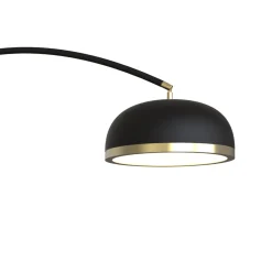 Lampada da terra ad arco Molly nera