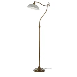 Lampada da terra Anita in ottone e ceramica