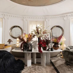 Lampada da Terra in Vetro a 3 luci Baker Street Muse