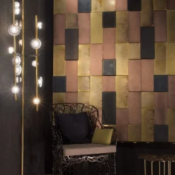 Lampada da terra in vetro Flower Miu