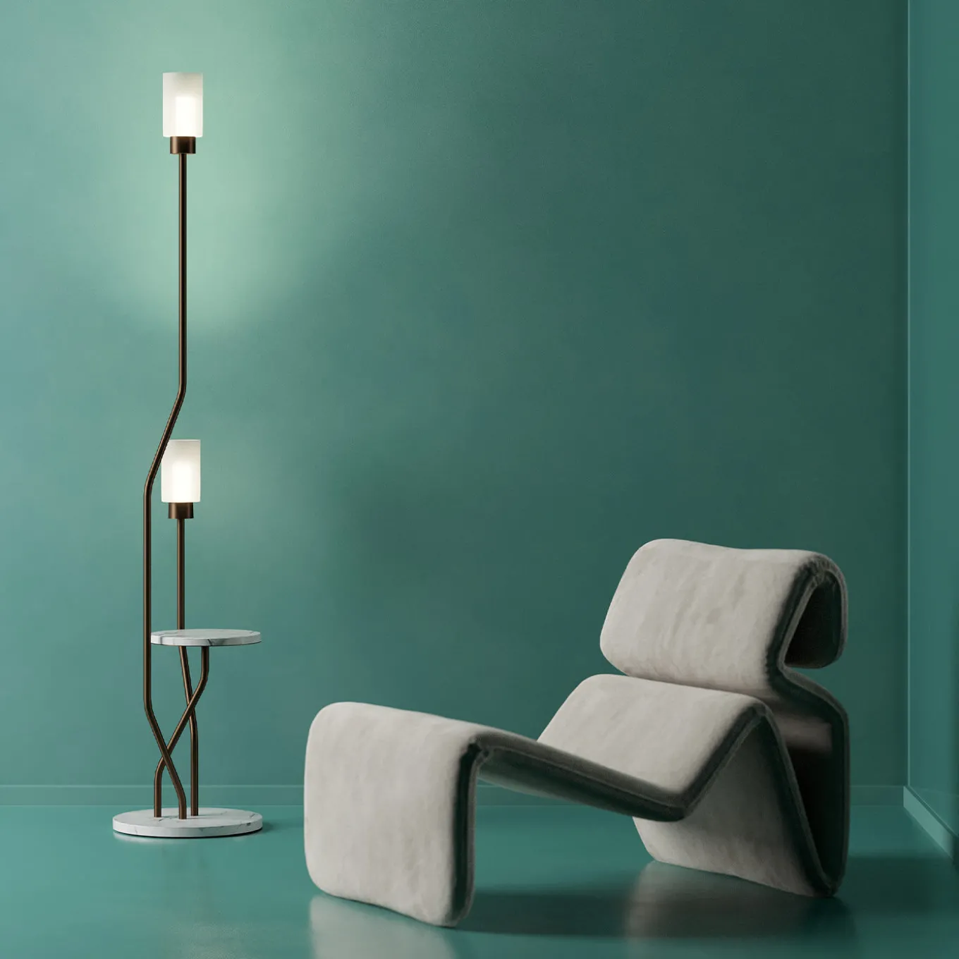 Lampada da terra Ivy