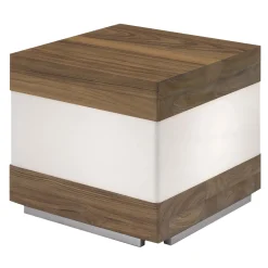 Lampada da terra Koi in teak