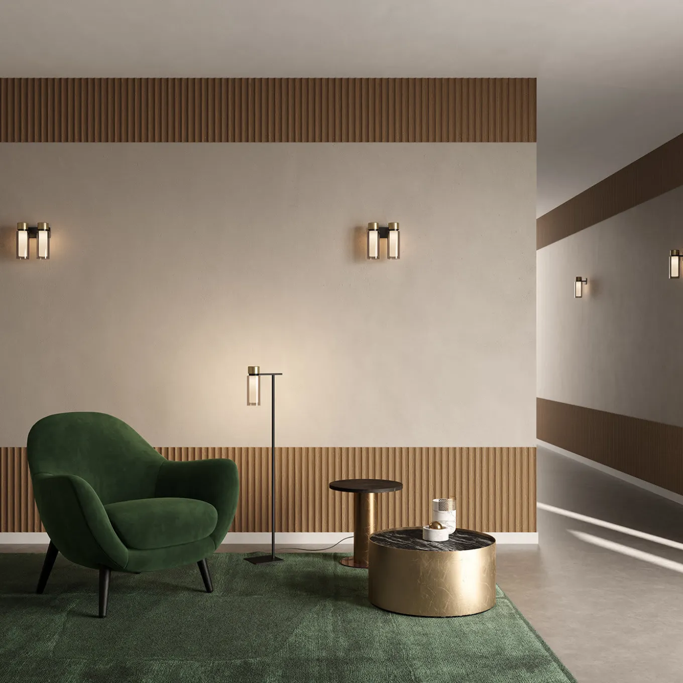 Lampada da terra Osman di Corrado Dotti