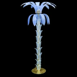 Lampada da terra Palma Light Blue