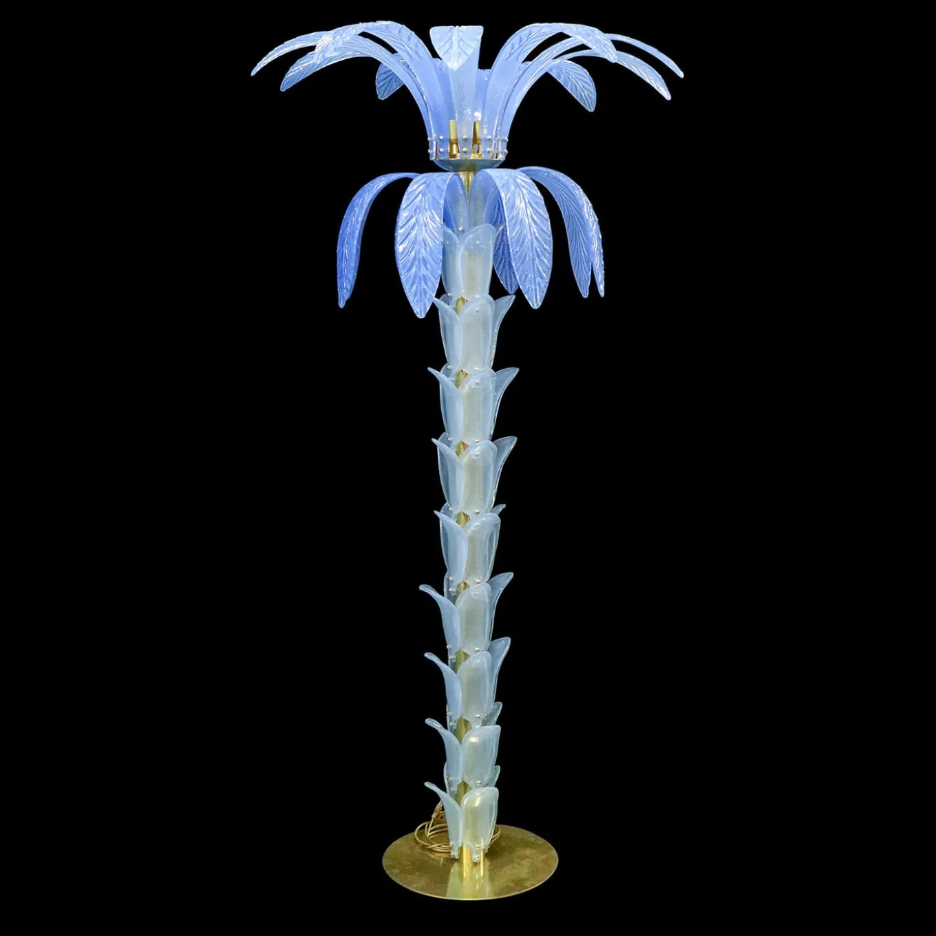 Lampada da terra Palma Light Blue
