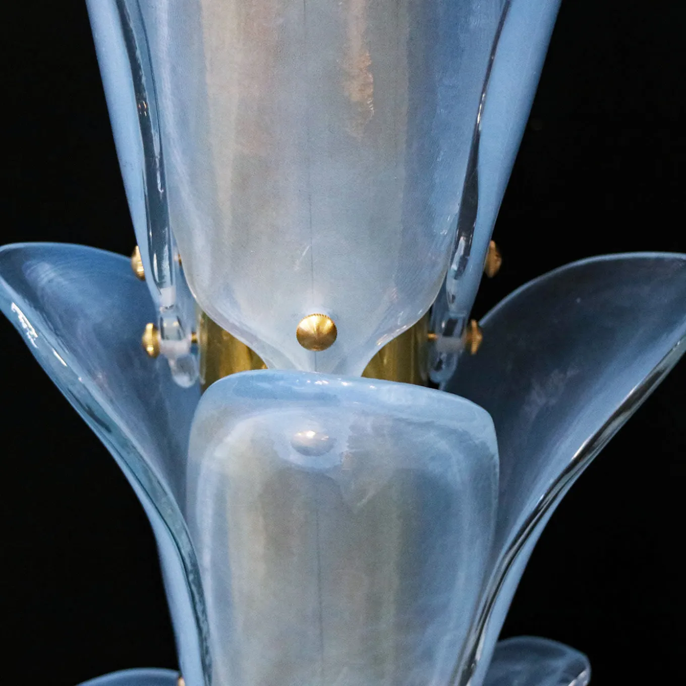 Lampada da terra Palma Light Blue