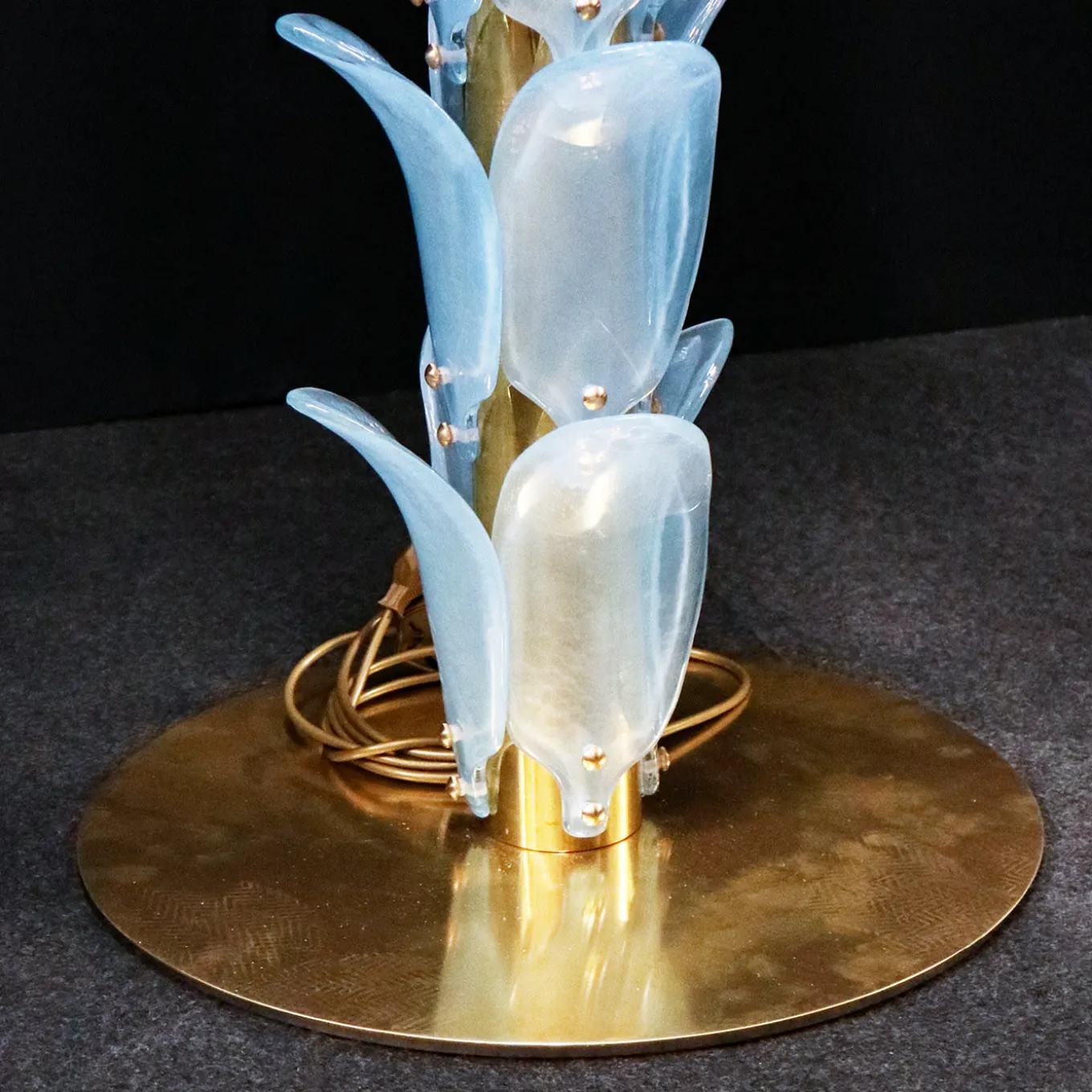 Lampada da terra Palma Light Blue