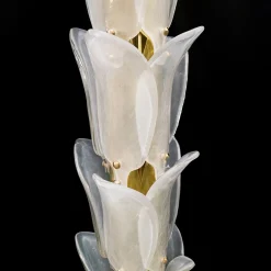 Lampada da terra Palma White