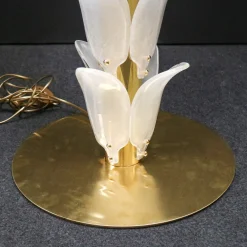 Lampada da terra Palma White