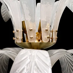 Lampada da terra Palma White