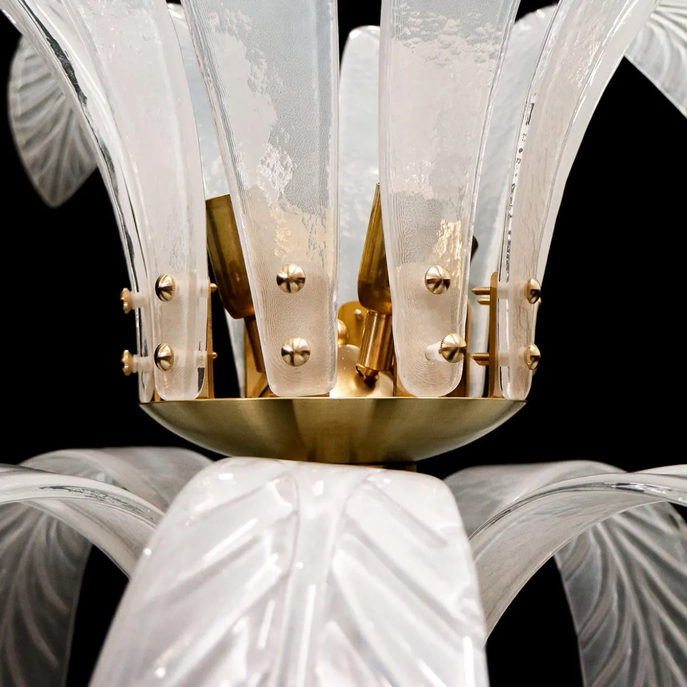 Lampada da terra Palma White