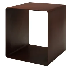 Lampada da terra per esterni Seipesante in acciaio Corten