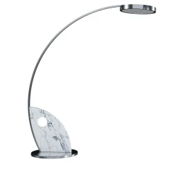 Lampada da terra Phoebus Curved Silvery