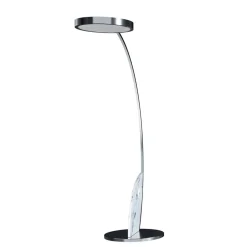 Lampada da terra Phoebus Curved Silvery