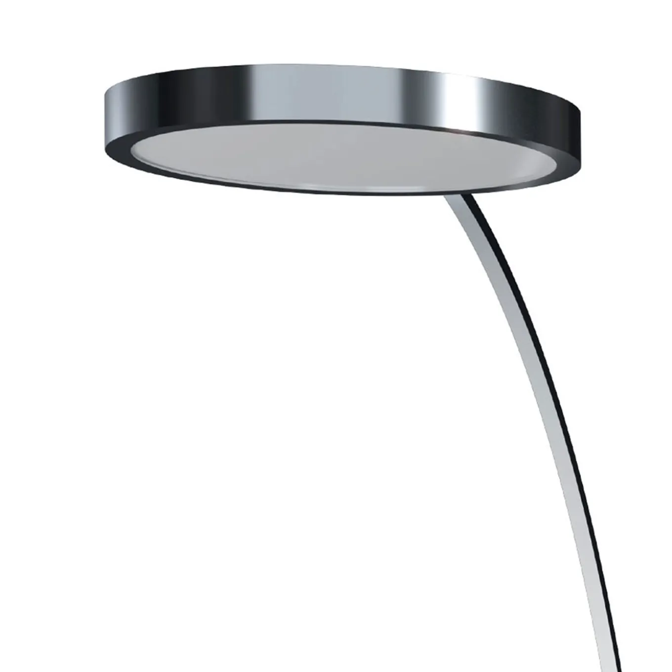 Lampada da terra Phoebus Curved Silvery